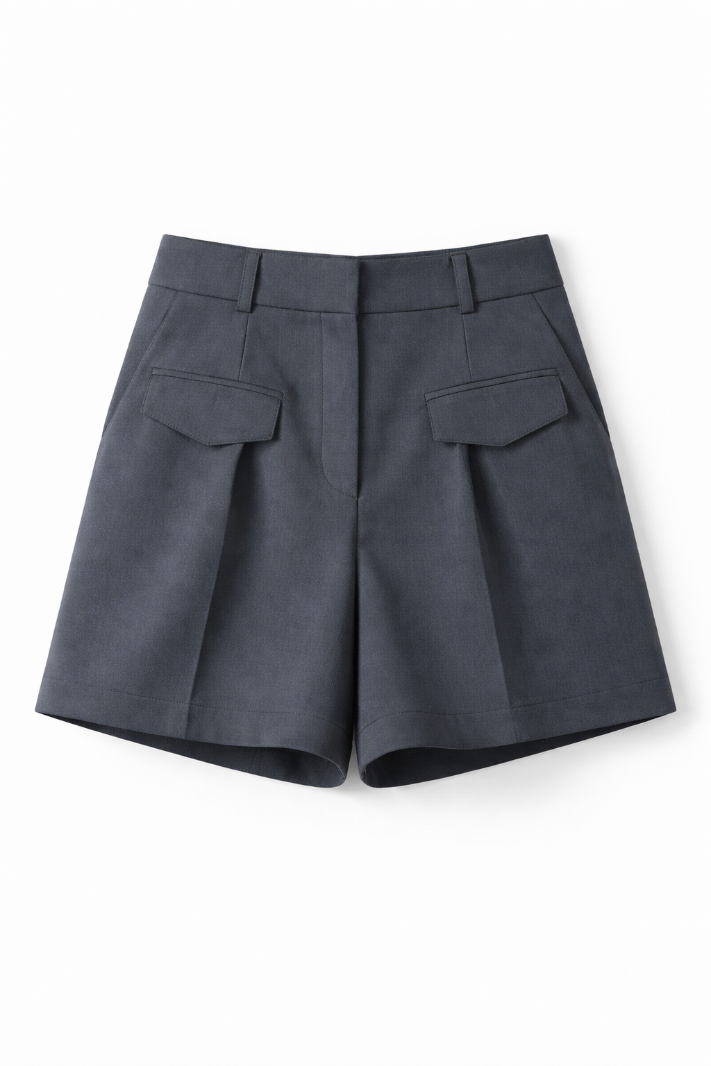Shorts de Alfaiataria com Pregas
