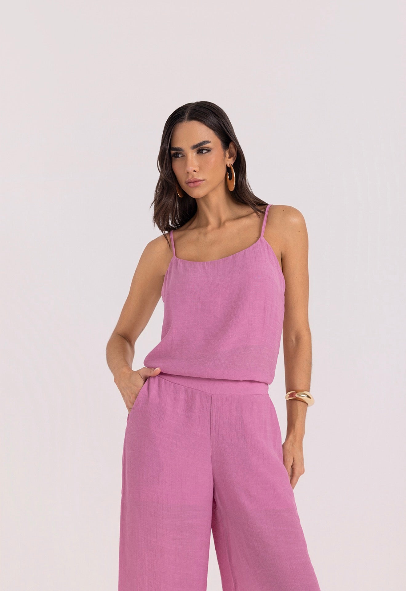 Blusa Decote Arredondado