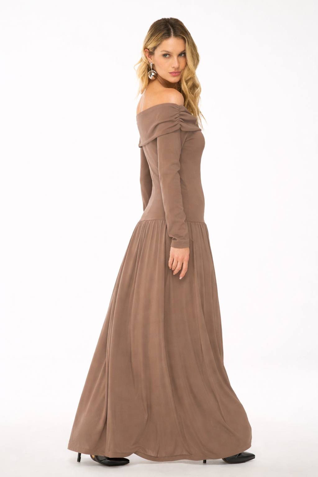 Vestido Longo Ombro a Ombro