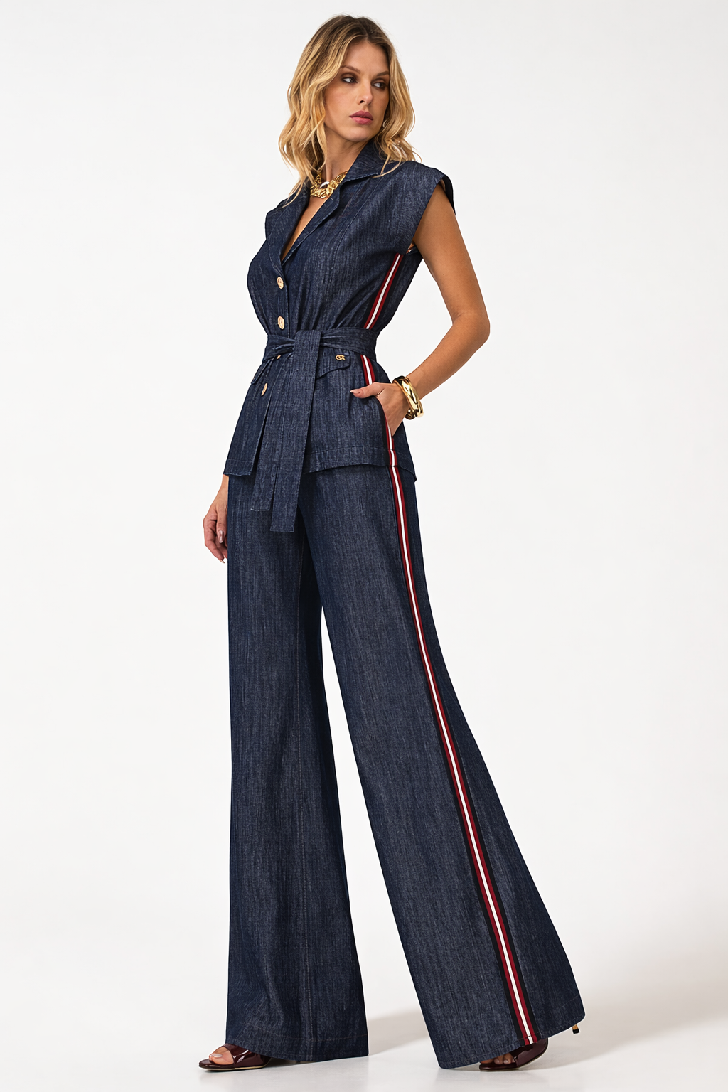 Colete Galão Listrado