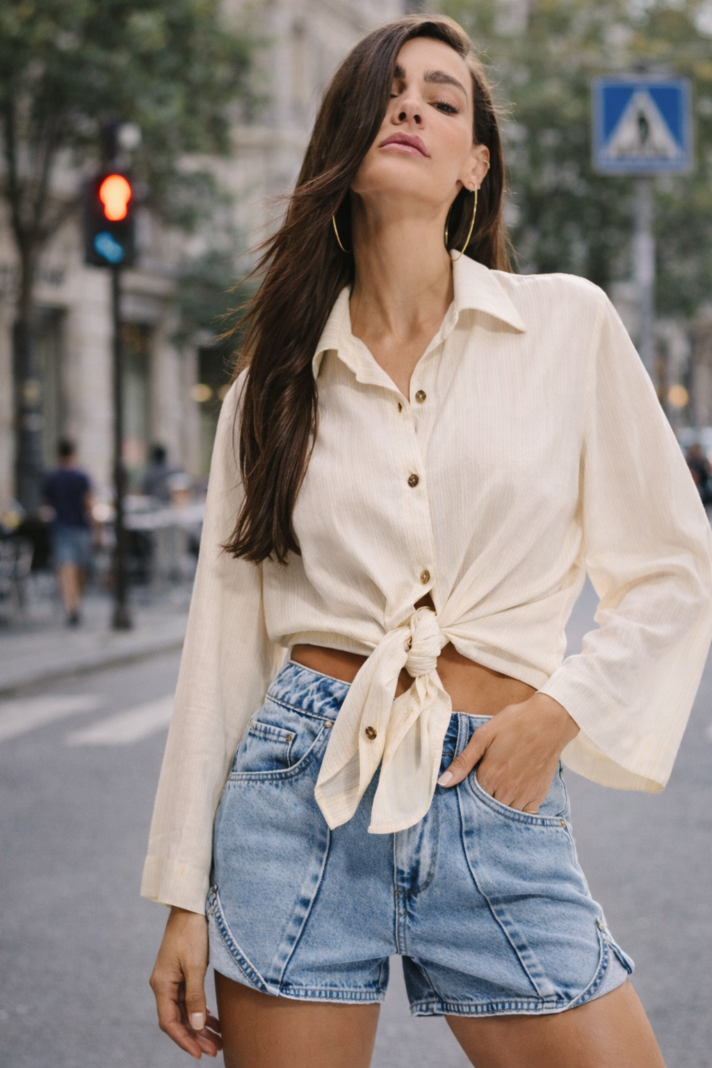 Camisa Stripe Shine