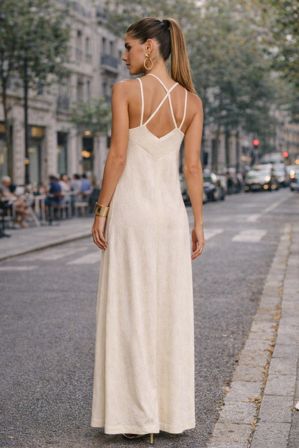 Vestido Detalhe Decote