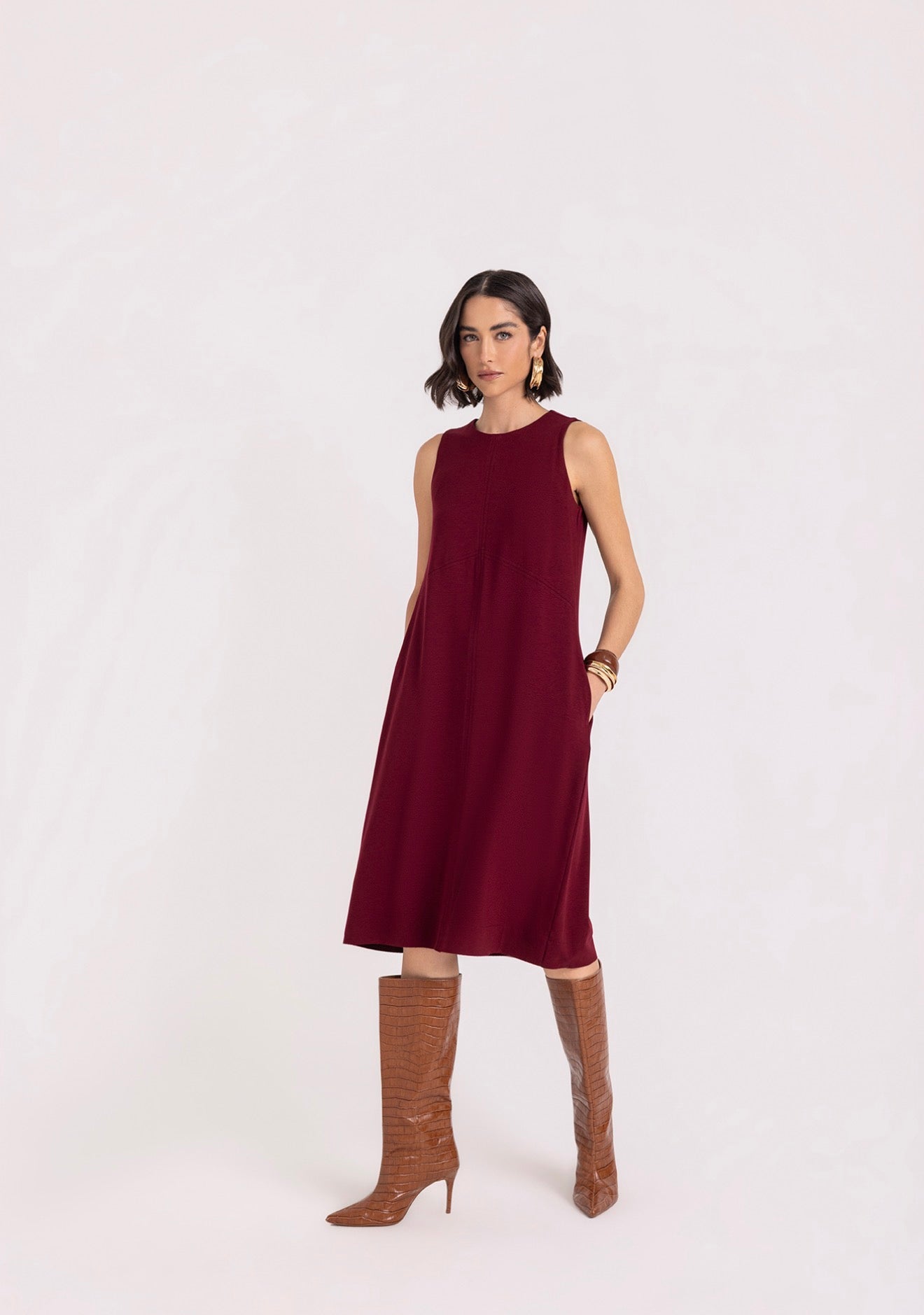 Vestido Midi Moletinho