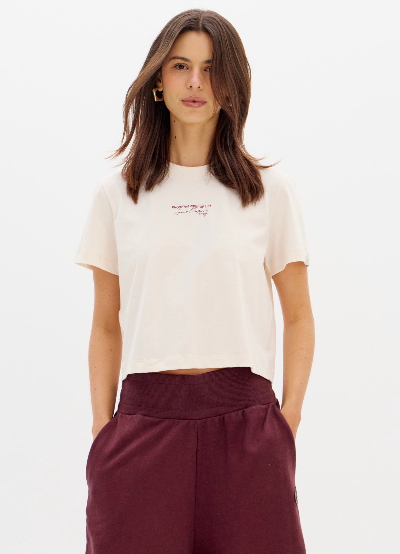 T-Shirt Box com Estampa
