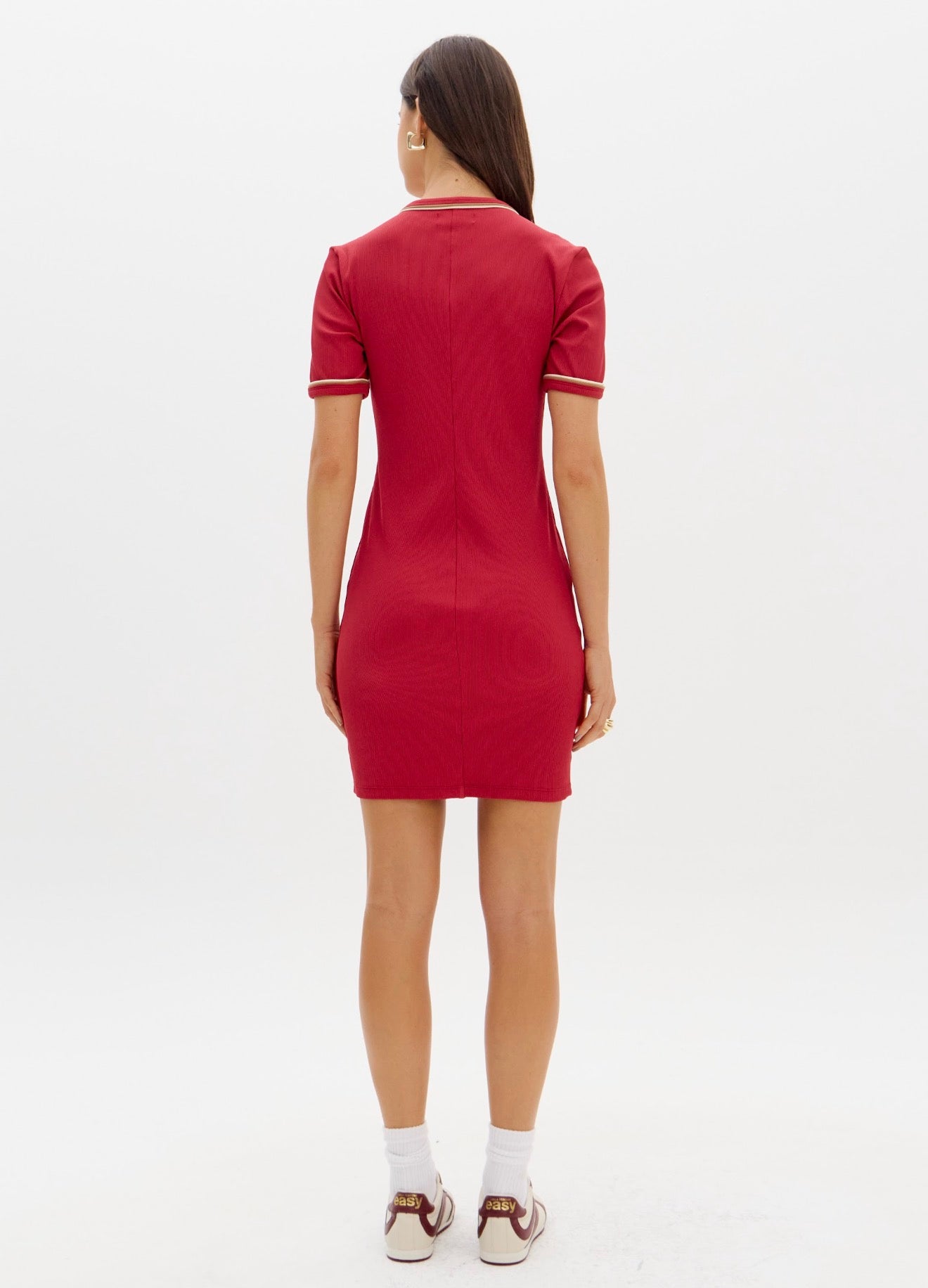 Vestido Canelado Curto