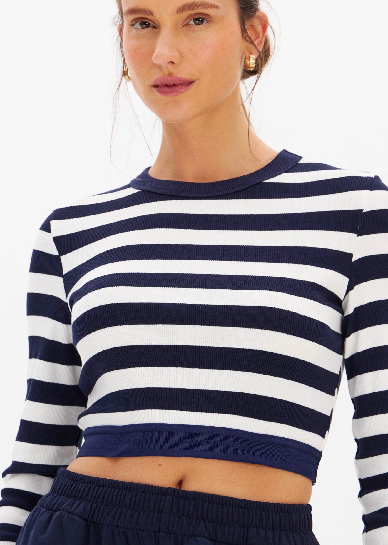 Blusa Canelada Manga Longa