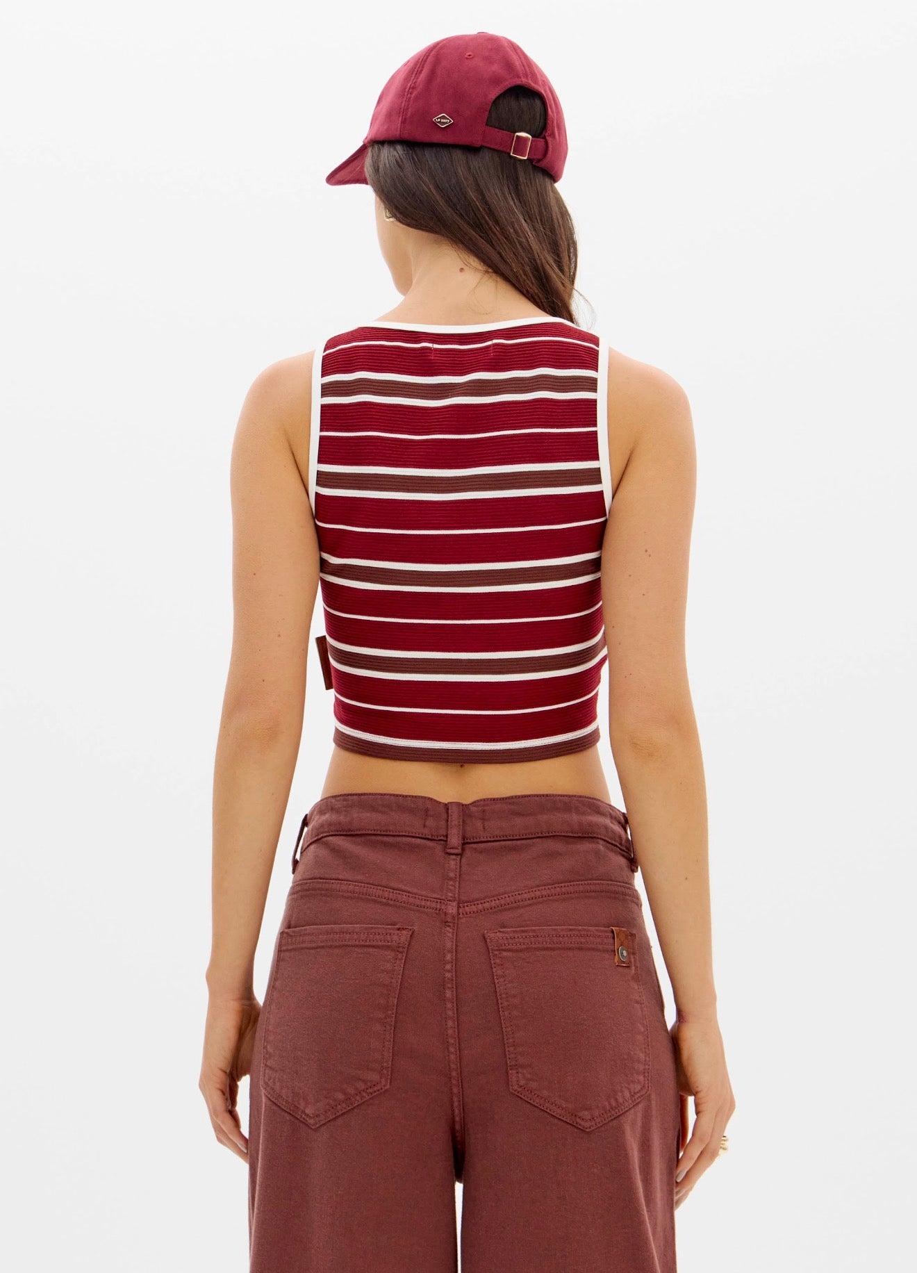 Blusa Cropped Sem Mangas