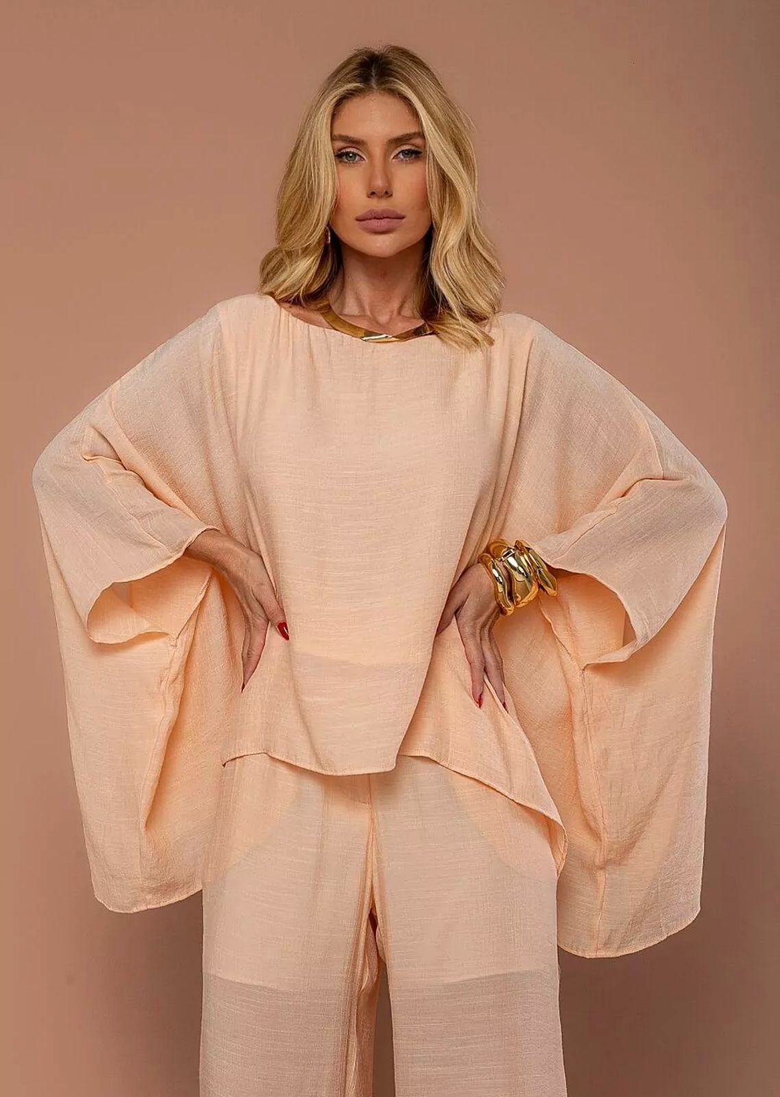 Blusa Marrakesh de Caimento Fluido